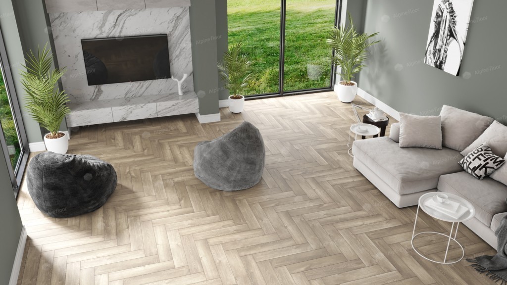 Alpine Floor Parquet Light Дуб Натуральный Отбеленный