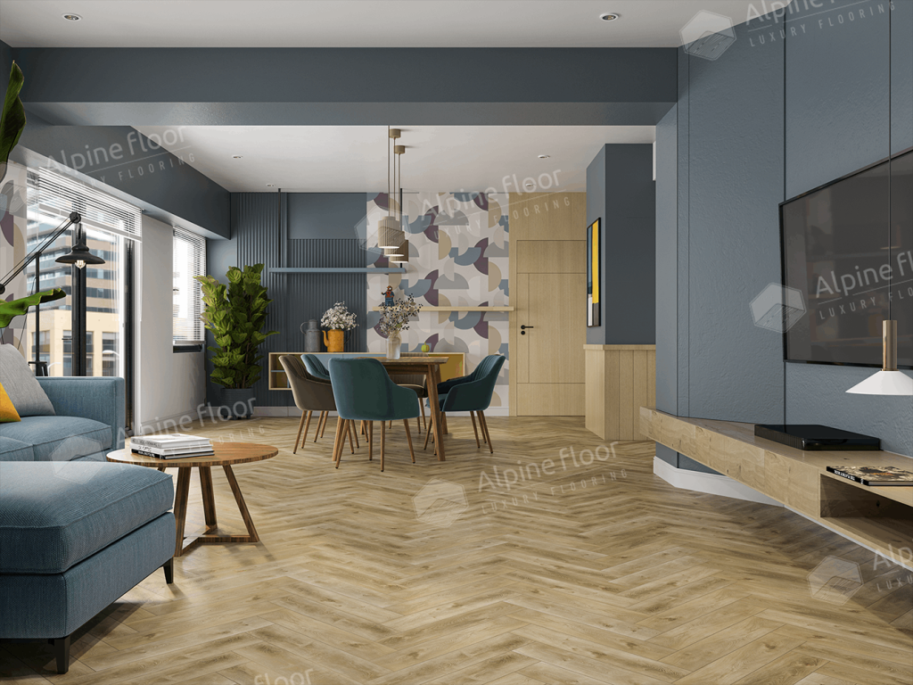 LVT плитка Дуб Кастор ECO 16-34