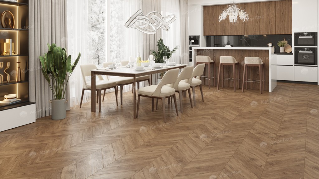 LVT плитка Гевуина Chevron ECO 20-10
