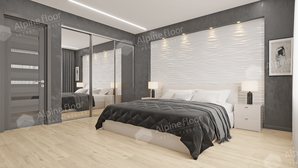 LVT плитка Дуб Ваниль ECO 23-1