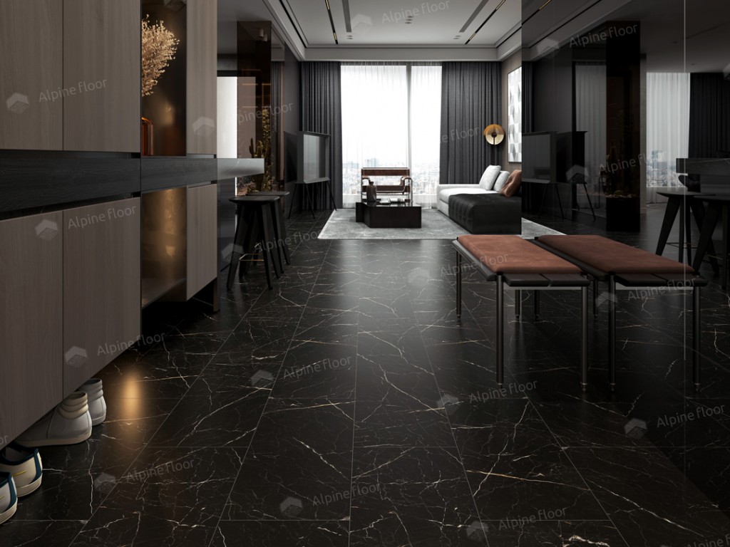 Alpine Floor Stone Mineral Core Неро