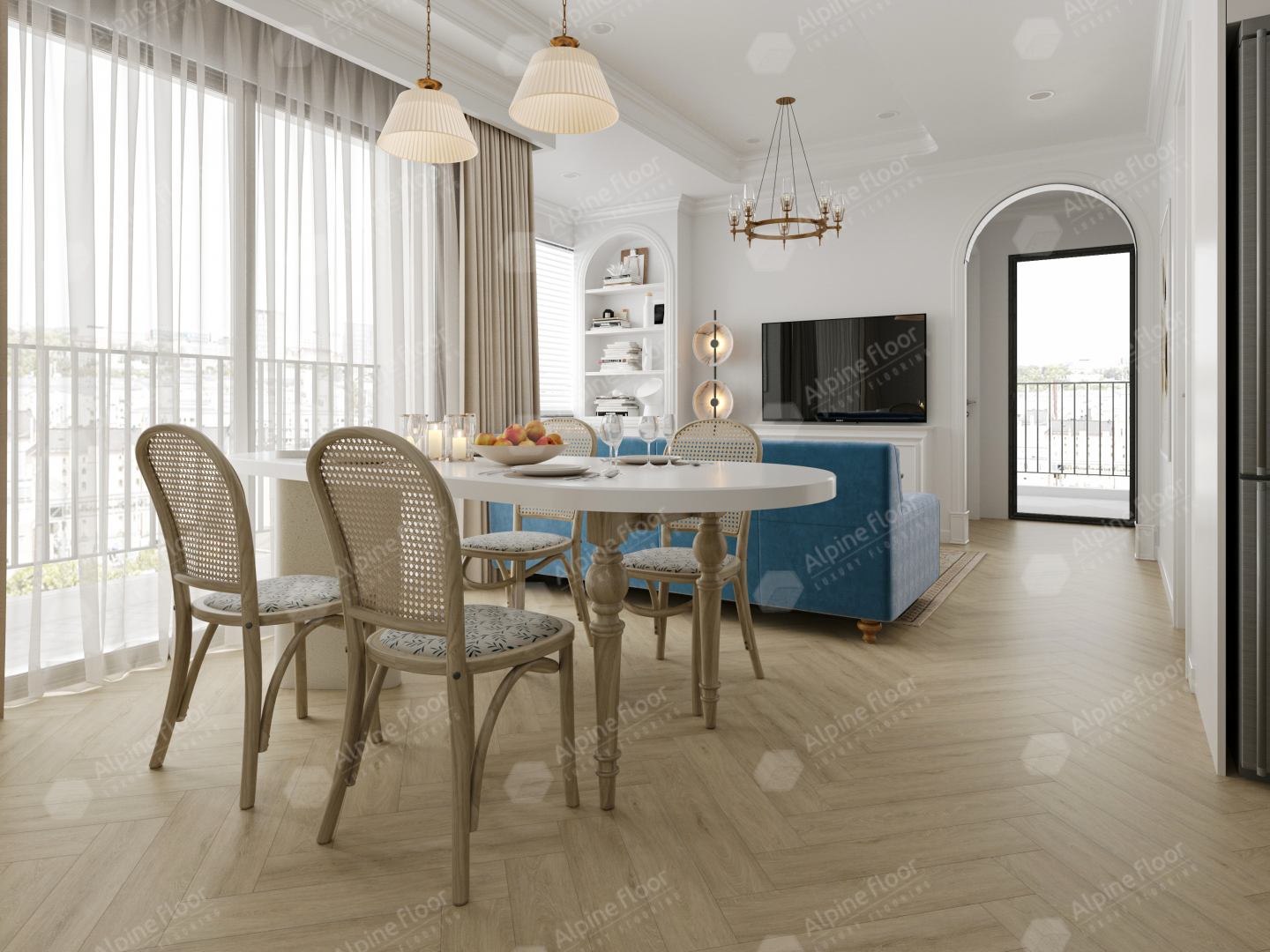 SPC ламинат Дуб Денеб ЕСО 13-25 MC, 43 класс, цена руб. купить в Москве ...
