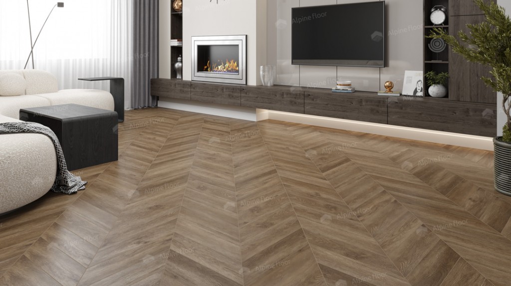 LVT плитка Макадамия Chevron ECO 20-5