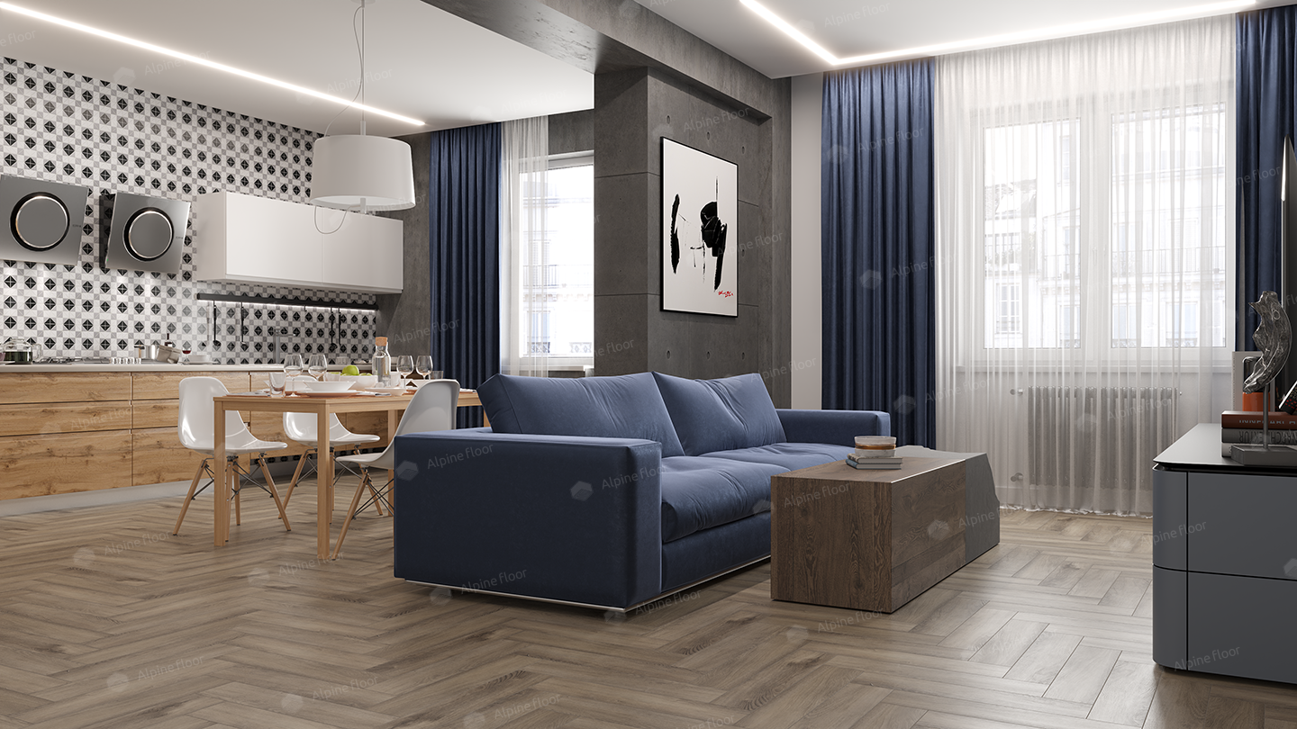 Alpine Floor Parquet Light Дуб Исида